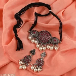 Allure Graceful Oxidized Jewellery Set