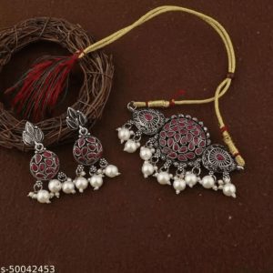 Allure Graceful Oxidized Jewellery Set
