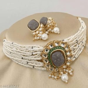 Pearl and Beads Choker Set