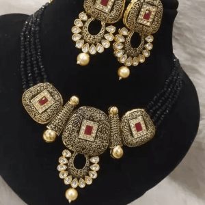 Plaisante Enamal Beads Jewellery Set