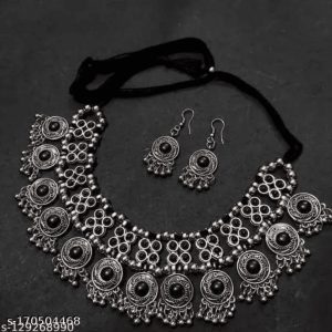 Sinha Stone Oxidized Jewellery Set