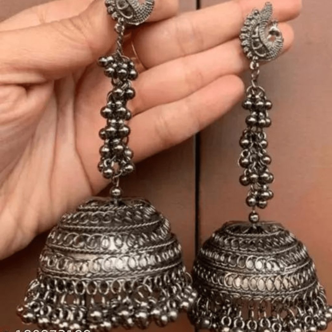 Luckhas Creations Oxidized Earring