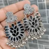 silver earrings