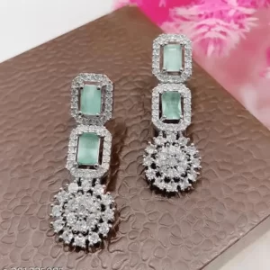 silver earrings