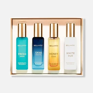 KHARIDLE Bellavita Luxury Unisex Perfume Gift Set 4 x 20ml