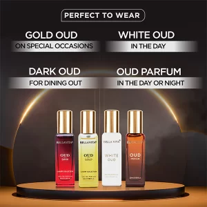 KHARIDLE Bellavita Luxury Oud Experience Perfume Set 4 x 20ml