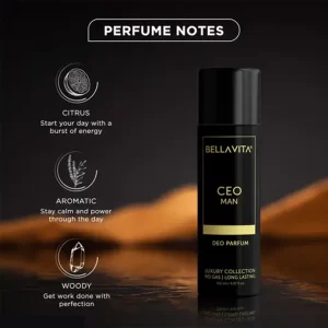 KHARIDLE Bellavita CEO MAN Perfume 100 ML & Deodorant 150 ML Combo