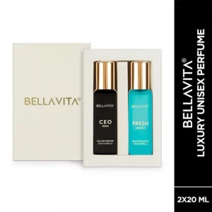 KHARIDLE Bellavita CEO Man + FRESH Unisex Perfume Combo for Men & Women 20ML Each