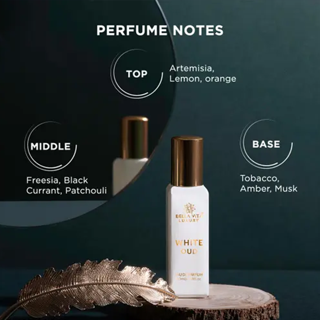 KHARIDLE Bellavita Luxury DATE Woman +White OUD Unisex Perfume Combo for Men & Women 40 ML - Image 2