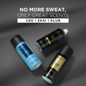 KHARIDLE Bellavita Deodorant Gift Set For Men (Pack Of 3) 150ml Each