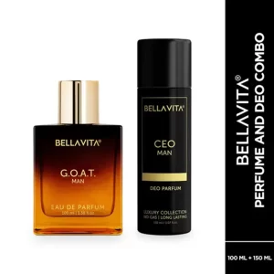 Bellavita Perfume Luxury GOAT Man EDP Perfume 100 ML and CEO Man Body Deodorant 150 ML Combo