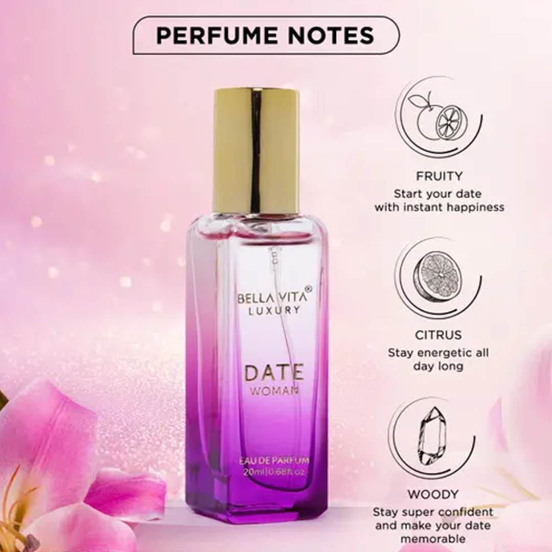 KHARIDLE Bellavita DATE Woman + CEO Man Perfume Combo for Men & Women 20ML Each - Image 3