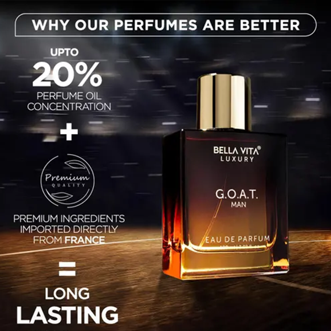 Bellavita Perfume Luxury GOAT Man EDP Perfume 100 ML and CEO Man Body Deodorant 150 ML Combo - Image 2