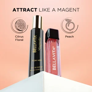 KHARIDLE Bellavita Perfume & Lipstick Mood Enhancing Set - Cast a Spell