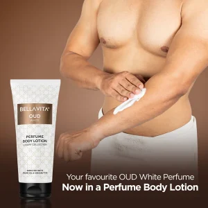 KHARIDLE Bellavita Oud White Perfume Body Lotion