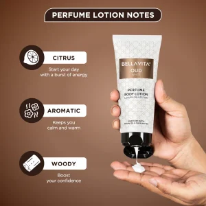KHARIDLE Bellavita Oud White Perfume Body Lotion
