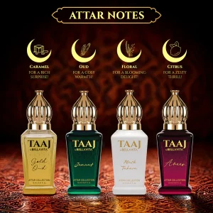 KHARIDLE Bellavita Perfume TAAJ (Attar Gift Set)