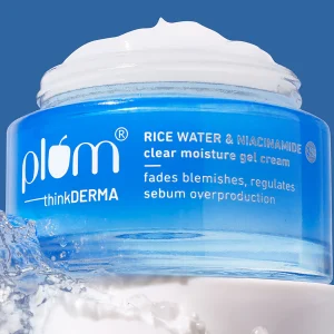 Plum 2% Niacinamide & Rice Water Gel Cream