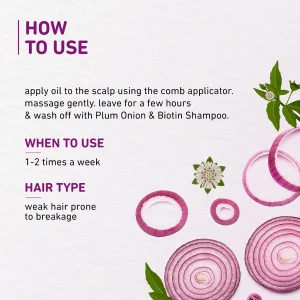Plum Onion & Bhringraj Hair Growth Oil