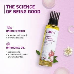 Plum Onion & Bhringraj Hair Growth Oil
