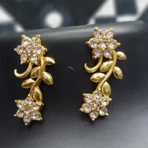 Unique Gold-Plated CZ Necklace