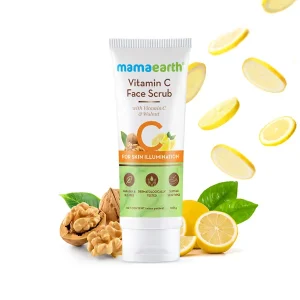 Mamaearth Vitamin C Face Scrub with Walnut & Turmeric