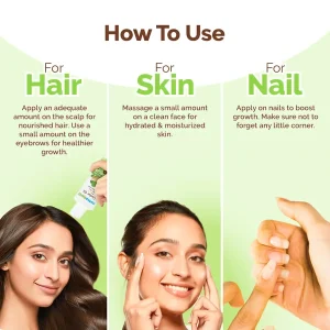 Mamaearth Castor Oil with 100% Pure Cold Pressed Castor Oil For Skin, Hair & Nails - 150 ml