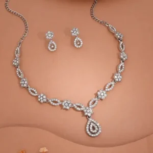 Oxidised Silver Necklace Set