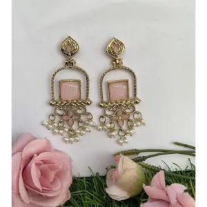 Gulabi Noor Dangle Earrings