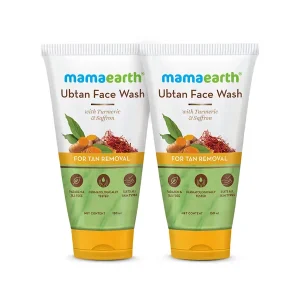 Mamaearth Ubtan Natural Glow Face Wash 100 ml (Pack of 2)