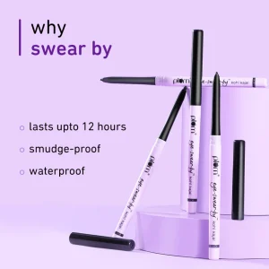 Plum Eye-Swear-By Kohl Kajal - Deep Black