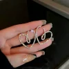 Twisted Hearts Sparkle Earrings