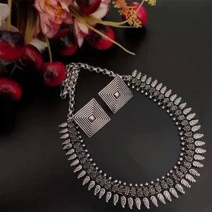 Midnight Muse Oxidised Jewellery Set