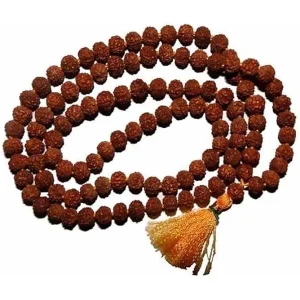 Original 5 Mukhi Rudraksha Mala for Jaap & Meditation – Certified & Energized | For Chanting, Peace & Spiritual Growth