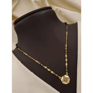 Hexa Bloom Gold-Toned Mangalsutra