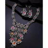 Multicolor Mirror Work Oxidised Jewellery Set