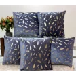 KHARIDLE Leaf Fur Cushion Covers